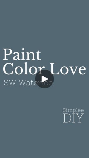 Waterloo by Sherwin Williams is a mid-tone paint color that can be best described as a deep, moody blue with gray undertones. Depending on the lighting and surrounding environment, it can appear more like a true navy or take on a slightly more muted, smokey quality. Waterloo is a standout color for making a statement, whether it be on an accent wall, cabinetry, or even as a bold choice for an exterior. It pairs beautifully with crisp whites, lighter grays, and various wood tones, making it a favorite for designers looking to create an atmosphere with depth and character. ✨ Have you used Waterloo in your home? We’d love to hear your thoughts. ♥️ Save, Share, and Follow Simplee DIY for more paint and home decor inspo. #sherwinwilliams #sherwinwilliamspaint #swcolorlove #paintcolor #paintcolo Sherwin Williams Waterloo Paint, Sw Waterloo Cabinets, Sw Still Water Paint, Sherwin Williams Waterloo Bathroom, Sherwin Williams Waterloo Coordinating Colors, Sherwin Williams Waterloo Exterior, Moody Blues, Wood Tones, Sherwin Williams