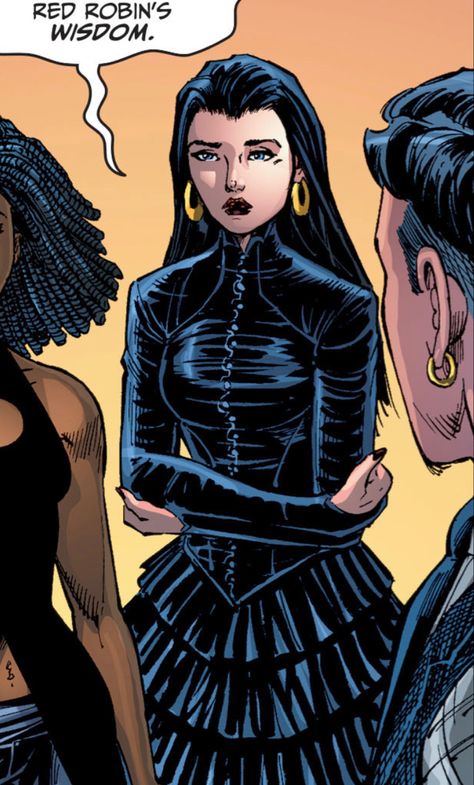 raven // comic: teen titans 2014 issue 24 Raven Kami Garcia, Raven Outfit Aesthetic, Dc Raven Comic, Raven Demon Form, Comic Raven, Raven Redesign, Raven And Damian, Dc Raven, Raven Roth