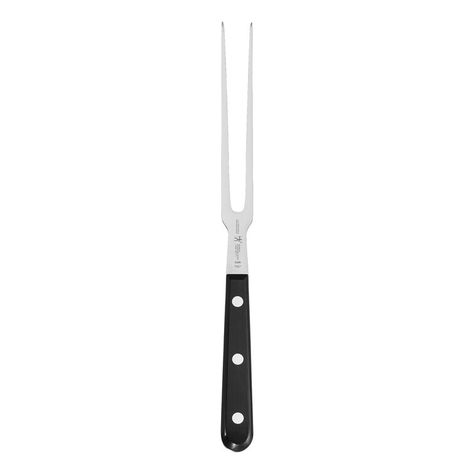 Henckels Classic Specialty Fork & Reviews | Wayfair Preparing A Turkey, Carving Forks, Cake Server Sets, Essential Kitchen Tools, Serving Tongs, Serving Fork, Carving Fork, Stainless Steel Cleaning, Knife Set Kitchen