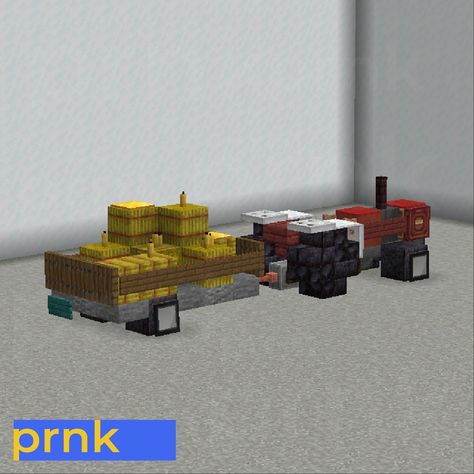 In any case, you will need a tractor, and it does not matter whether you are carrying hay or stealing cows... Minecraft Car, Planet Minecraft, Mud House, Minecraft Architecture, Minecraft Crafts, Minecraft Art, Minecraft Projects, Texture Packs, Machine Tools