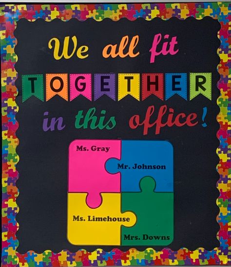 School Office Door Decorating Ideas, Bulletin Board Ideas For Work Offices Workspaces Inspiration Wall, Bulletin Board Ideas For Work Offices, Information Bulletin Boards, Staff Ideas, School Display, Ra Boards, Diy Classroom Decorations, Boards Ideas