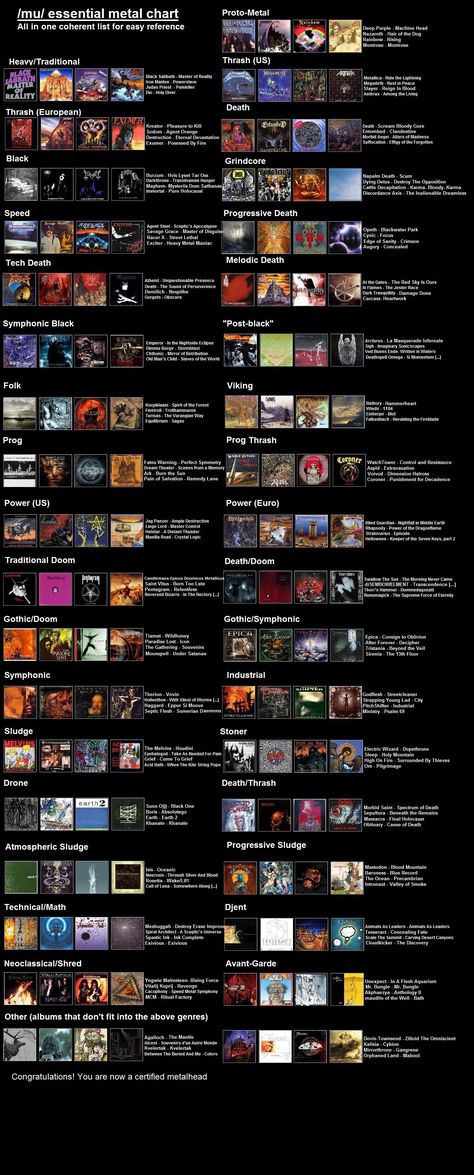 metal chart Metal Genres Chart, Metal Song Recommendations, Different Types Of Metal Music, Heavy Metal Playlist Names, Heavy Metal Playlist Cover, Different Types Of Rock Music, Types Of Metal Music, Music Flowchart, Metal Playlist Covers