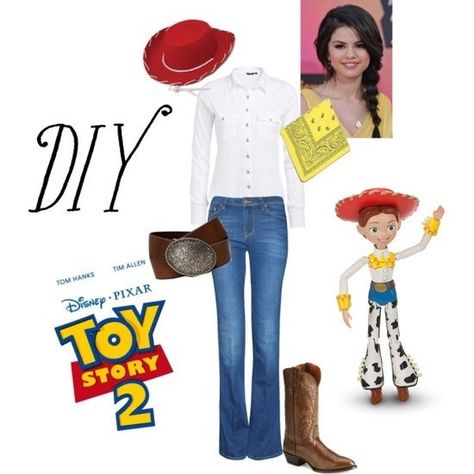 Diy Jessie Toy Story Costume, Jessy Costume, Jesse Toy Story Costume, Toy Story Diy, Mad Hatter Diy Costume, Disfraz Buzz Lightyear, Maleficent Costume Diy, Jessie Toy Story Costume, Jessie From Toy Story