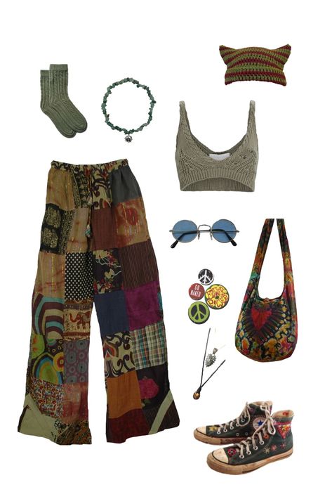 Hippie Outfits 70s, Outfits Earthy, Indie Outfit Inspo, Modern Hippie Style, Outfit Ideas Spring, Look Boho Chic, Hippie Clothing, Mode Hippie, Modern Hippie