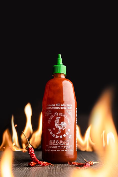 Chili Sauce Photography, Chili Product Photography, Hot Sauce Advertising, Chilli Sauce Photography, Bbq Sauce Photography, Fire Product Photography, Sauce Bottle Photography, Hot Sauce Product Photography, Hot Sauce Photography