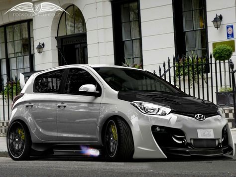 Hyundai 2010, Turbo Charged, Hyundai I10, Hyundai I20, Car Goals, Car Aesthetic, Vw Polo, Black Artwork, Range Rover Evoque