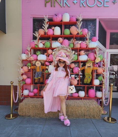 Pumpkin spice and everything nice! 🎃🎀🩷✨️ Had the cutest coffee date with my little bat at the pink pumpkin patch at @pinkrose.cafe 🦇 #Halloween #pinkhalloween #pinkpumpkinpatch #sandiego #sandiegofashionblogger #sandiegopinkpumpkinpatch #thisandyap #spookyszn #spookygirly #glindathegoodwitch #wicked Pumpkin Spice And Everything Nice, Glinda The Good Witch, Pink Pumpkin, Pink Pumpkins, Ig Feed, Pink Halloween, Coffee Date, Pumpkin Patch, The Pink