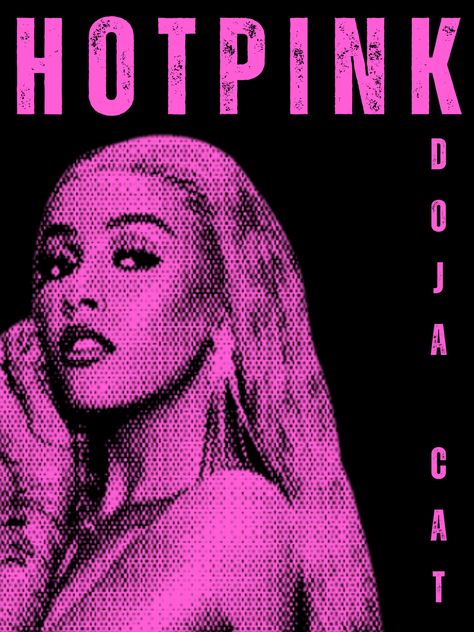 Doja Cat Hot Pink Poster, Doja Cat Poster Prints, Doja Cat Poster Vintage, Doja Cat Widget, Doja Cat Poster Aesthetic, Doja Cat Album Poster, Doja Poster, Maneater Poster, Movie Posters Bedroom