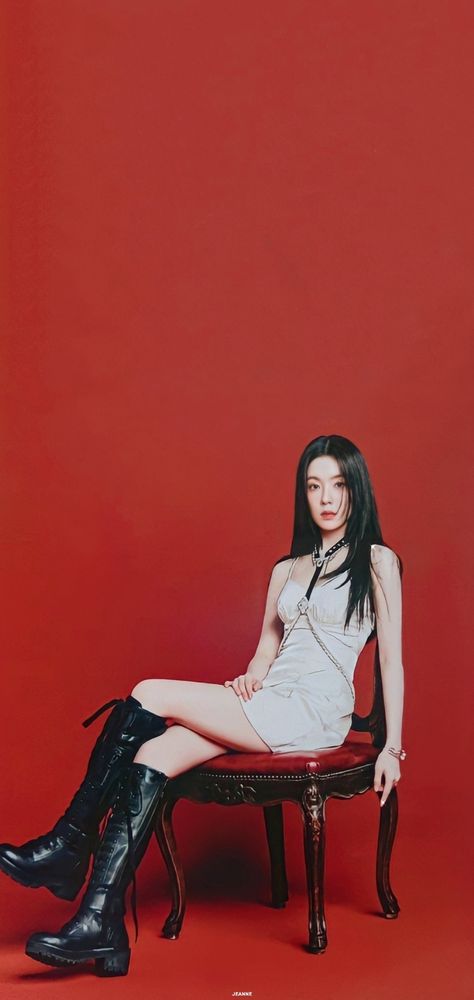 IRENE WALLPAPER Irene Red Velvet Wallpaper, Irene Wallpaper, Korean Boots, Desired Face, Red Velvet Photoshoot, Redvelvet Irene, Louis Vuitton Dress, Grp Ports, Bae Joohyun