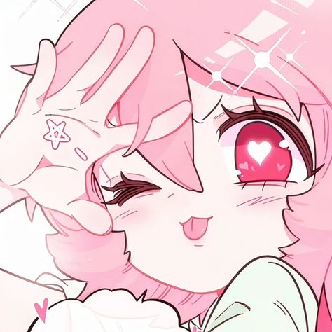 Rentry Icon, Blondie Lockes, Discord Icon, Cerise Hood, Kawaii Cutecore, Pink Hair Anime, Arte Do Kawaii, Bare Minimum, Anime People