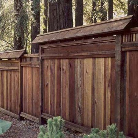 Spooky Garden, Japanese Fence, Redwood Fence, Spring Diy Projects, Wood Fence Design, Fence Designs, Horizontal Fence, Privacy Fence Designs, Fence Styles