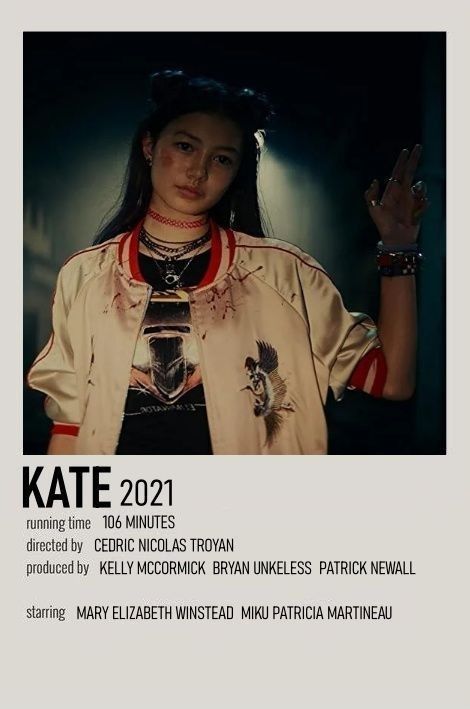 Kate Movie 2021, Polaroid Movie Poster, Mary Elizabeth Winstead, Mary Elizabeth, Minimalist Poster, Series Movies, Poster Making, Movies Showing, Made By Me