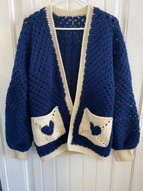 Handmade Crochet Cardigans.  I make all cardigans to order so please be patient with me. Takes about 5-7 days to make each one, depending on customizations and order back up. If you are interested in something custom, please message me!