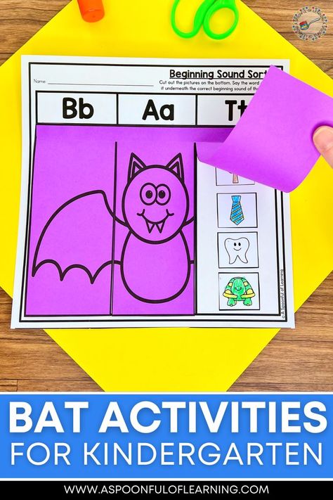 A bat lift-the-flap activity Bats Kindergarten, Bats Unit Study, Bat Activities, Bats Unit, Bats Activities, Literacy Activities Kindergarten, Rainbow Writing, Activities For Kindergarten, Kindergarten Centers