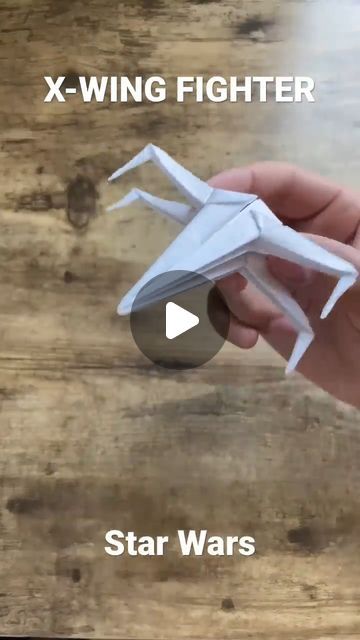 Origami Star Wars Tutorial, Origami X Wing, Star Wars Origami, Star Wars X Wing, X Wing Fighter, Origami Star, Jedi Sith, Star Wars Diy, Origami Stars