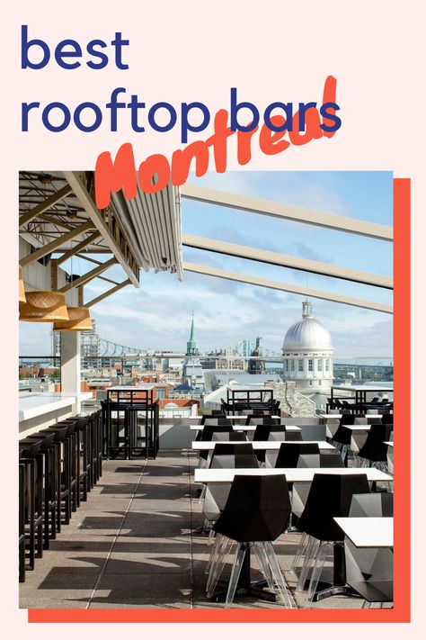 Planning to visit Montreal, Canada? You will regret missing places on this list of the best rooftop bars and patios in Montreal. We’re always on the hunt for the best and most popular foods, attractions, restaurants, and places to eat anytime we travel. Follow us and don't miss out on them for your next trip. Restaurants In Montreal, Best Restaurants In Montreal, Montreal Restaurants Best, Travel Quebec, Montreal Trip, Montreal Vacation, Montreal Restaurants, Montreal Travel Guide, Montreal Food