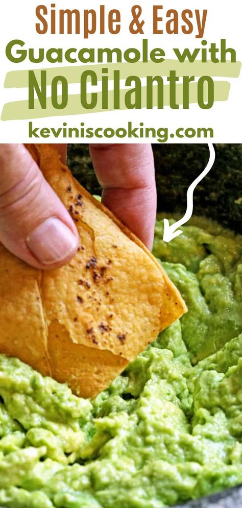 No Cilantro Guacamole Recipe, Wholly Guacamole Recipe, Classic Guacamole Recipe, Guacamole Without Tomatoes, Guacolme Recipe Simple, Best Avocado Dip Recipes, Guacamole Recipe Easy No Tomato, Low Carb Guacamole Recipes, Guacamole Spices Recipe