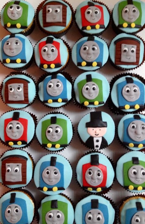 Friends Cupcakes, Cake Pop Bouquet, Thomas Cakes, Thomas The Train, Theme Cake, Thomas And Friends, The Train, Themed Cakes, 3rd Birthday