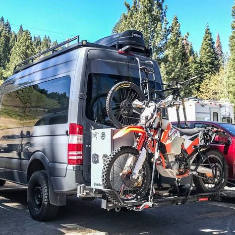 Ktm 950 Adventure, Moto Van, 4x4 Camper Van, Land Cruiser 70 Series, Mercedes Sprinter Camper, Mb Sprinter, Van Dwelling, Motorcycle Carrier, Transit Camper