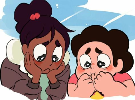 Connie And Steven, Steven And Connie, Steven Universe Ships, Warner Bros Cartoons, Steven Universe Anime, Funny Spongebob Memes, Steven Universe Characters, Steven Universe Comic, Steven Universe Gem