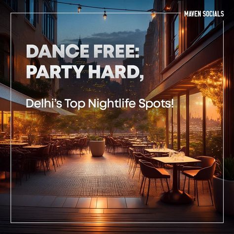 Discover Delhi's ultimate nightlife destinations – where the beats are hotter, the drinks are cooler, and the night never ends! 🎉💃 Link to Blog: https://mavensocials.com/hottest-party-spots-in-delhi #Mavensocials #Delhi #DelhiNightlife #PartyInDelhi #BestPartyPlacesDelhi #DelhiClubbing #NightPartyDelhi #BirthdayPartyDelhi #DelhiNightClubs #DelhiEvents #SmallPartyVenuesDelhi #DelhiHangoutSpots {Best party places in Delhi, party venues in Delhi, small party venues in South Delhi, best night... Small Party Venues, South Delhi, Social Dance, Small Party, Party Places, Best Party, Party Venues, Party Night, Best Part Of Me