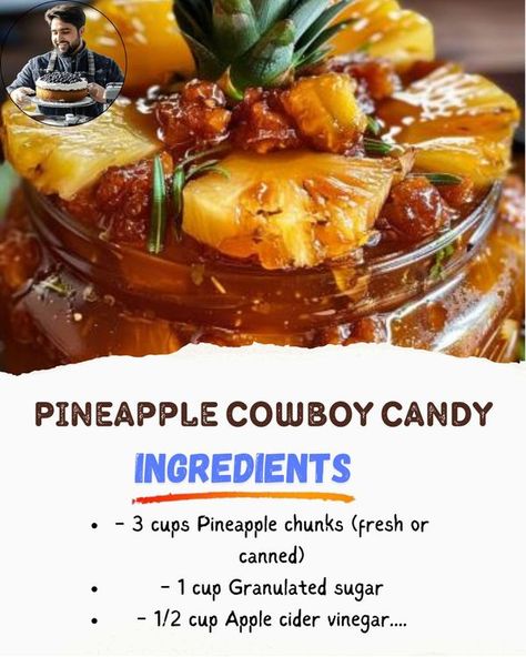 Recipes Using Cowboy Candy, Pineapple Cowboy Candy Recipe, Pineapple Cowboy Candy, Cowboy Candy, I Want To Eat, Candy Recipes, Recipe Using, Yummy Treats, Sweet Recipes