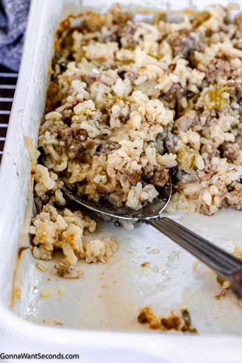 Sausage And Rice Recipes, Sausage And Rice Casserole, Sausage And Rice, Sausage Rice, Celery Recipes, Rice Stuffing, Chicken Broccoli Rice Casserole, Mushroom Casserole, Broccoli Rice Casserole