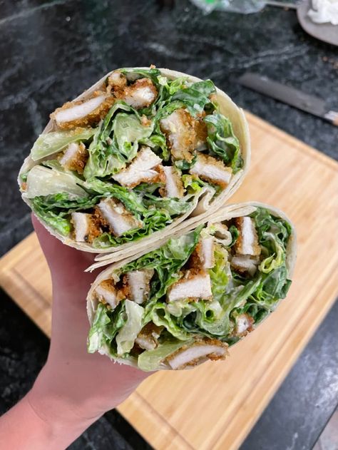 Crispy Chicken Ceaser Cutlets, Crispy Chicken Caesar Wrap, Chicken Ceaser, Crispy Chicken Cutlets, Chicken Caesar Salad Wraps, Caesar Wrap, Chicken Caesar Wrap, Chicken Caesar, Chicken Caesar Salad