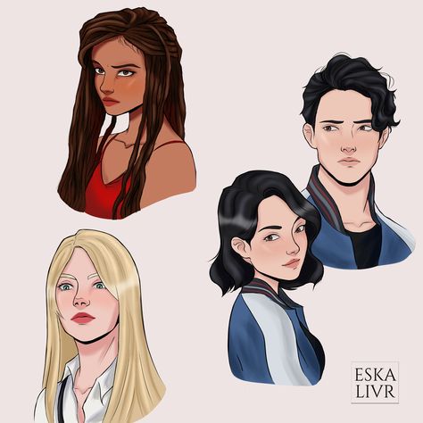 Marie And Jordan Gen V, Gen V Fanart, Gen V Cate Dunlap, Jordan Gen V, Cate Dunlap Gen V, Jordan Li Gen V, Marie Moreau, Cate Dunlap, London Thor