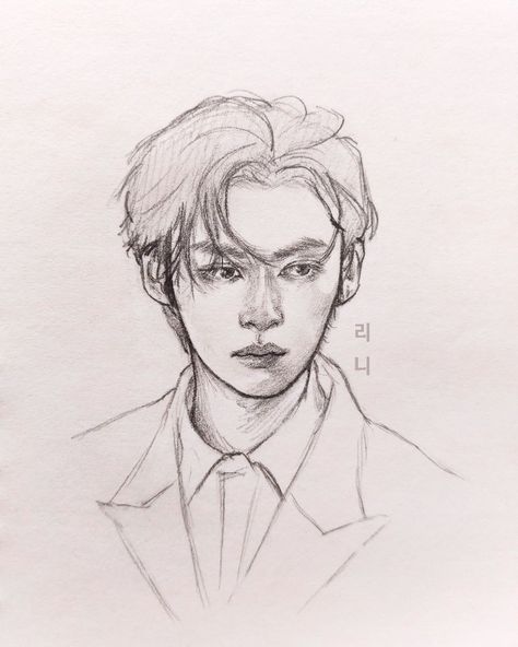 Drawing of stray kids lee know Straykids Sketch Pencil, Leeknow Drawings, I.n Drawing, Leeknow Drawing, Straykids Drawings, Lee Know Sketch, Skz Reference, Straykids Sketch, Lee Know Drawing