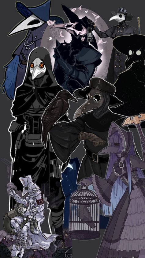 #plauguedoctor #collage Plague Doctor Gacha Club, Plague Doctor Art Cute, Plague Doctor Fanart, Plague Doctor Character Design, Plague Doctor Wallpaper, Plague Doctor Aesthetic, Plague Doctor Oc, Plauge Doctors, Plague Nurse