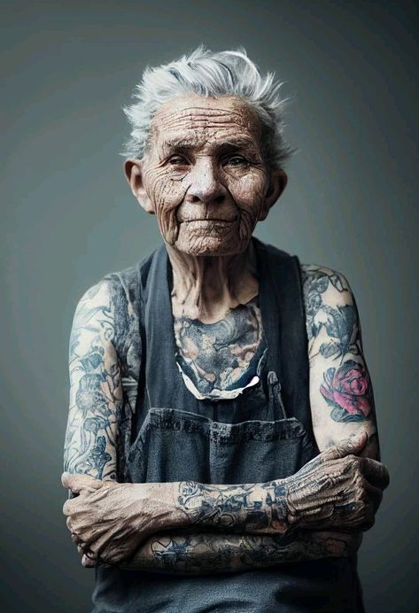 Baddie Winkle, Vsco Outfit, Eccentric Style, Grandma Fashion, Old Tattoos, Fashion Fail, Actrices Hollywood, Age Defying, Old People