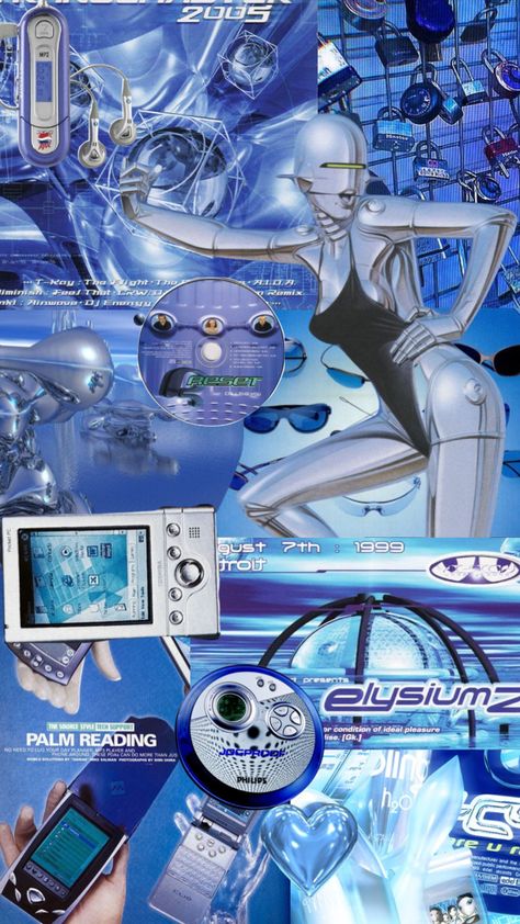 2000s Futurism Aesthetic, 200s Futurism, Futuristic 2000s Core, 2000s Retro Futurism, Early 2000s Futurism, 2000s Futurism Wallpaper, Retro Futurism Y2k, Y2k Aesthetic Moodboard, Futurism Moodboard