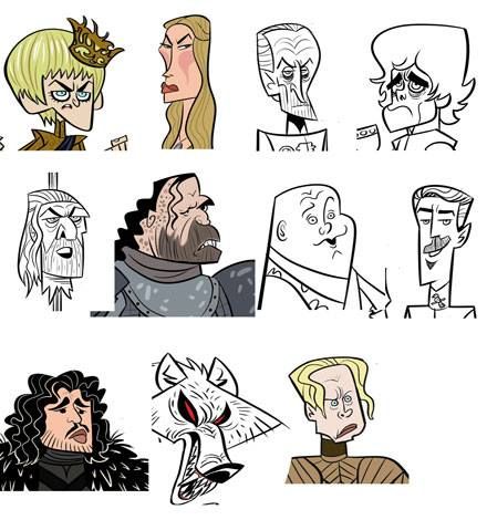 GoT characters by Silverdrawingacademy. Stephen Silver, Facial Expressions Drawing, Children's Book Characters, Drawing Face Expressions, Got Characters, Drawing Expressions, Character Study, Geek Art, Character Sketches