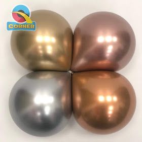 The Very Best Balloon Blog: The Secrets Out! Chrome™️ Rose Gold and Chrome Copper Balloons are Here! Copper Balloons, Cake Balloon, Balloons Design, Copper Work, Rose Gold Confetti, Rose Gold Balloons, Caribbean Art, Make A Table, Church Events