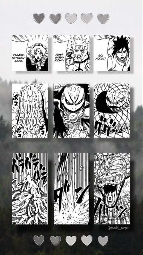 Naruto Shippuden Team 7, Summoning Jutsu, Manga Panel Wallpaper, Lock Screen Home Screen, Panel Wallpaper, Naruto Team 7, Wallpaper Lock Screen, Naruto Teams, Sculpture Painting