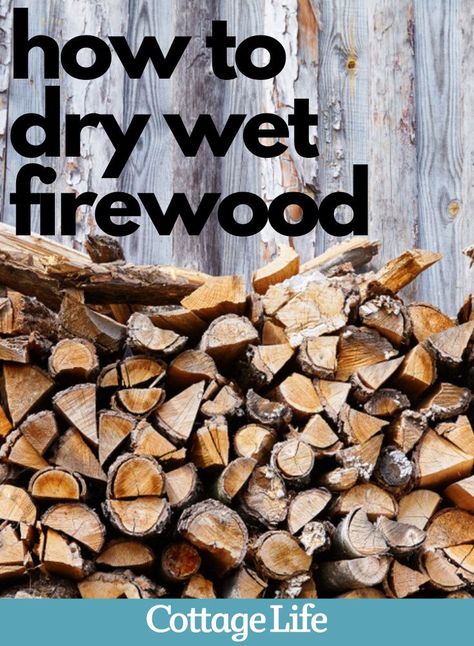 How To Keep Firewood Dry, How To Dry Wood, Camping Lifestyle, Wood Heat, Wood Stove Cooking, Homesteading Diy, Emergency Preparedness Kit, Homesteading Skills, Diy Water