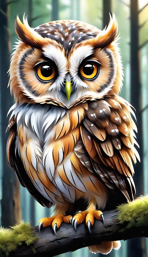 Pictures Of Owls To Draw, Owl Pictures Art, Owl Drawing Step By Step, Painting Owls, Purple Butterfly Tattoo, Owl Clipart, Awesome Owls, Fall Drawings, Owl Artwork