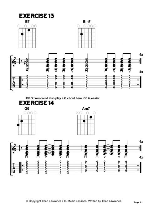 Guitar Archives - Learn Guitar For Free Ukulele Practice, Acoustic Guitar Chords, Guitar Chord Progressions, Guitar Exercises, Exercises For Beginners, Guitar Tabs Songs, Music Tabs, Ukulele Lesson, Beginner Books