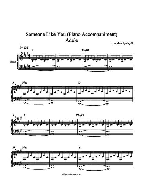 Someone Like You Piano, Clarinet Music, Violin Sheet, Music Chords, Violin Sheet Music, Flute Music, Violin Music, Piano Songs, Piano Tutorial