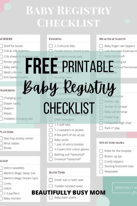 This free printable baby registry checklist has been amazing as a first time mom! I had no idea what I did and didn't need and this told me exactly what to put on a baby registry! Plus, I love checking off the boxes as I go! I feel like I'm finally ready to baby to come! Gift Basket For New Mom, Basket For New Mom, Baby Registry Checklist Printable, Pregnancy Freebies, 1st Time Mom, Baby Registry Guide, Mom Checklist, New Mom Quotes, Pregnancy Planning