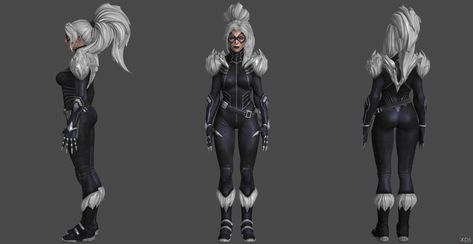 Black Cat CoC by SSingh511 on DeviantArt Black Cat Oc Marvel, Cat Themed Superhero Suit, Black Cat Suit Design, Black Cat 2099, Black Cat Redesign, Cat Character Design Human, Black Cat Oc, Black Cat Suit, Superhero Oc