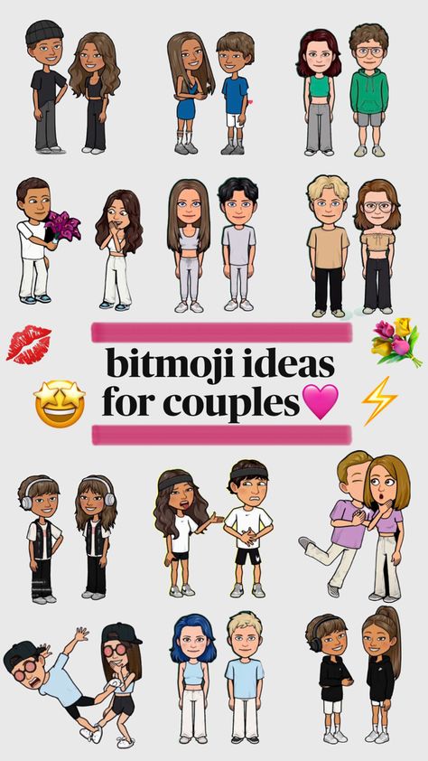 ⚡️⚡️⚡️ Matching Outfits For Couples Snapchat, Bf And Gf Bitmoji Outfits, Matching Bitmojis For Couples Summer, Bitmoji Outfits Bf And Gf, Matching Couple Bitmoji Outfits Snapchat, Couples Bitmoji Outfits, Snapchat Characters, Couple Bitmoji Outfits Snapchat, Matching Snapchat Bitmoji Outfits