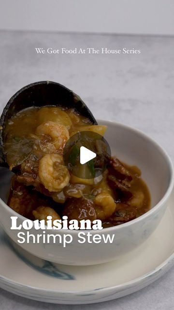 Brandy Gordon on Instagram: "I love Louisiana shrimp stew because it’s filling and fairly quick to make…and no it’s NOT gumbo. 😂

Prep all of the ingredients—diced potatoes, sliced smoke sausage and the trinity(onions, bell pepper and celery). Once that’s done, make a roux, stop it with the trinity and stir in shrimp stock or water. Once that simmers, add in the potatoes, cook until softened and add shrimp. 

Save this for a quick but filling meal for the family. Comment below for the full recipe. 

Have you ever had shrimp stew?" Shrimp Stew With Potatoes, Spicy Seafood Stew, Shrimp Stew Louisiana, Louisiana Shrimp, Nola Recipes, Shrimp Stock, Shrimp Stew, Anita Baker, Sea Foods