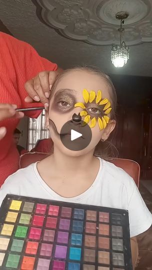 3.7M views · 49K reactions | Makeup Catrina 🌻Girasol 🌻 

#catrinas2024 #catrina #catrinamexicana #catreels #catrinamakeup 
#makeupartist #halloween2024 #makeup #makeupideas... | By Alma Yareli Makeup | Facebook Catrina Makeup For Kids, Catrina Hairstyle, Catrina Makeup Easy, Simple Catrina Makeup, Catrina Makeup Mexicana, Sugar Skull Makeup Tutorial, Book Of Life Movie, Catrina Makeup, Skull Makeup Tutorial