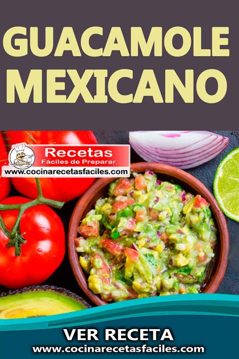 Guacamole Mexicano Recipe, Guacamole Mexicano, Latin America, Central America, Guacamole, Dip, Avocado, Food And Drink, Ethnic Recipes