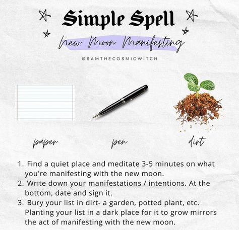 Moon Magick, Starting A Book, Witchcraft Spells, Witchcraft Books, Witch Spell Book, Witchcraft For Beginners, Self Care Bullet Journal, Palm Reading, Intention Setting