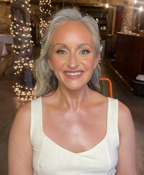 Glowy bridal makeup on mature skin • #bridalmakeup #bridalmua #bridalmakeupartist #weddingmakeup #weddingmua #weddingmakeup #pittsburghmakeupartist #pittsburghmakeup #pittsburghmua #pghmua #pghmakeupartist #pghmakeup Makeup For Maturing Skin, Mother Of The Bride Makeup, Makeup For 50 Year Old, Soft Wedding Makeup, Glam Bride Makeup, Wedding Guest Makeup, Makeup Over 50, Glam Bride, Wedding Makeup Looks