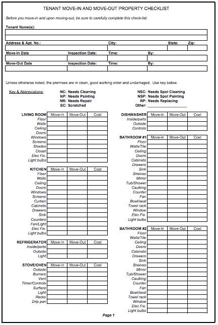 rental move-in inspection Landlord Checklist Rental Property, Rental Inspection Checklist, Rental Move In Checklist, Landlord Checklist, Move Out Checklist, Moving Out Checklist, Move In Checklist, Real Estate Forms, Real Estate Investing Rental Property