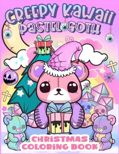 Creepy Kawaii Pastel Goth Christmas Coloring book: A Cute & Spooky Gothic Stocking Stuffer Christmas Coloring Book for Adults Coloring Pastel Goth Christmas, Creepy Kawaii, Goth Christmas, Christmas Coloring Book, Kawaii Pastel Goth, Adults Coloring, Kawaii Christmas, Christmas Coloring Books, Coloring Book For Adults